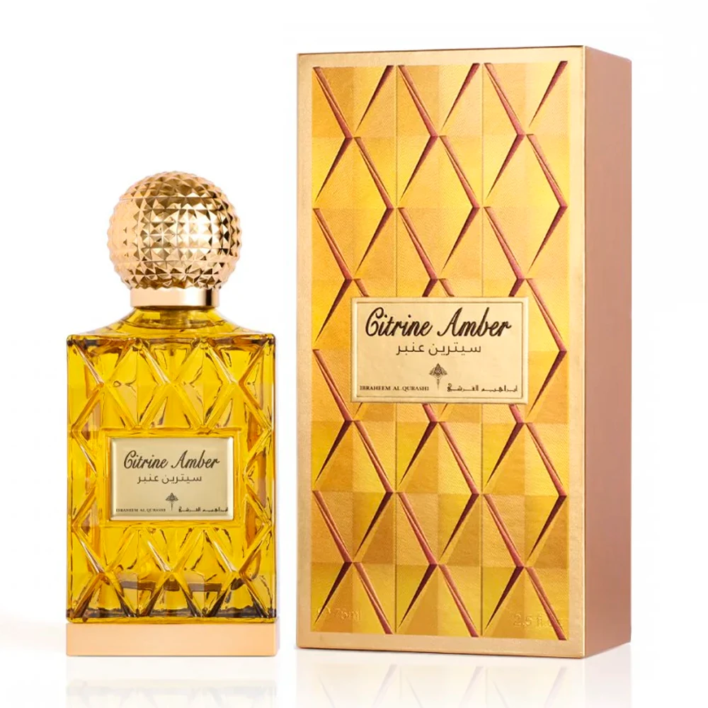 Citrine Amber Ibraheem Alqurashi Extrait de Parfum 75Ml Unissex