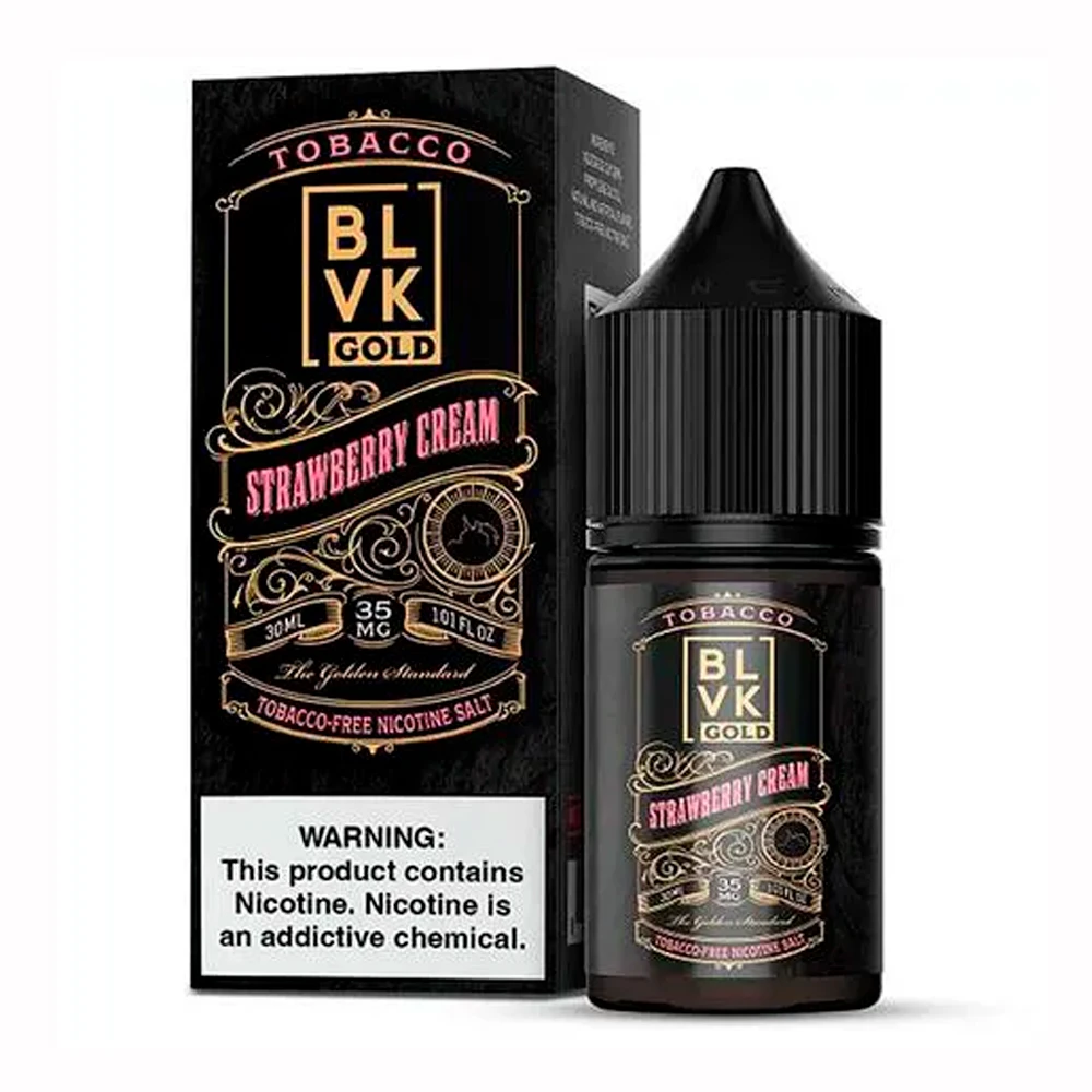 Strawberry Cream Blvk Nic-Salt Gold 35Mg