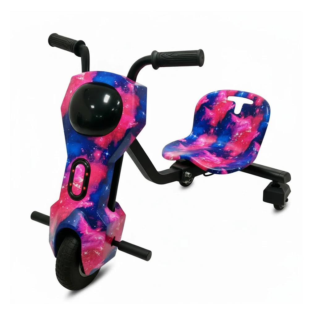 AURORA PINK AZUL SMART WHEEL TRICICLO ELÉTRICO 8.5 SM02 COM BLUETOOTH E LUZES