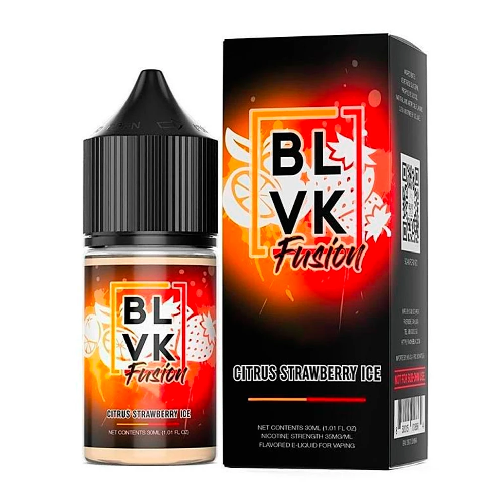 Liq Blvk Salt 35Mg Fusion - Citrus Strawberry Ice