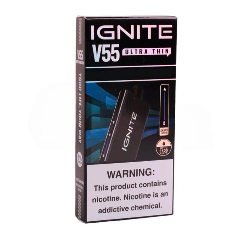 STRAWBERRY BANANA IGNITE V55 - 5500PUFFS - POD DESCARTÁVEL