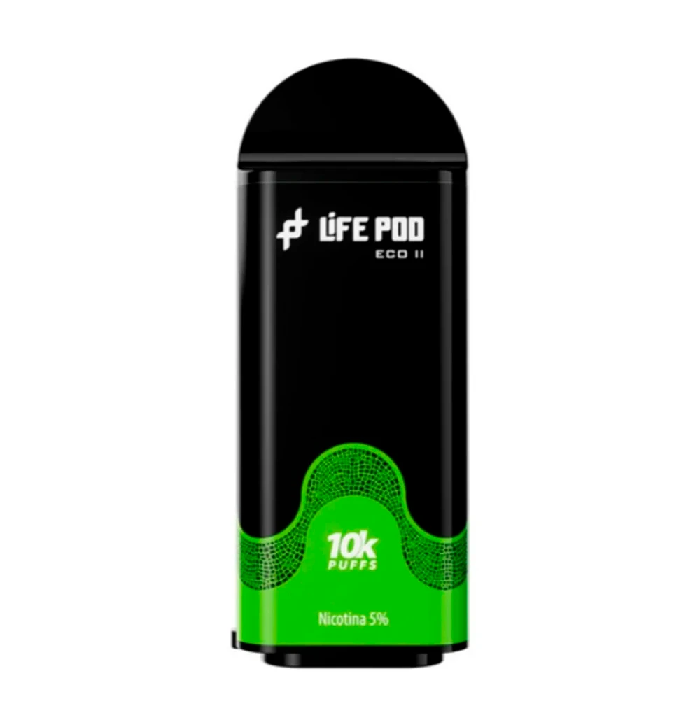  Menthol Life Pod Eco Ii 10000 Puffs Vaporizador Descartável