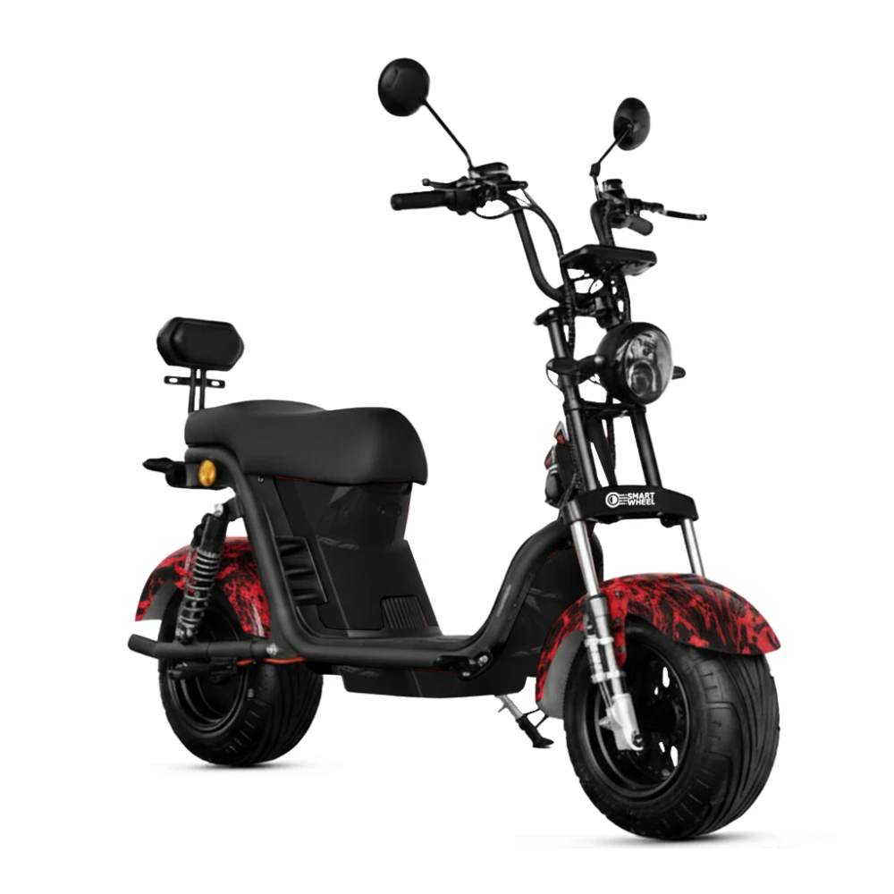 SMART WHEEL X12  CHAMAS  POWER MOTO ELÉTRICA 1000W – 60V/20AH