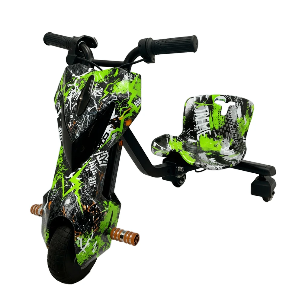 GRAFITE VERDE SMART WHEEL TRICICLO ELÉTRICO 8.5 COM BLUETOOTH E LUZES