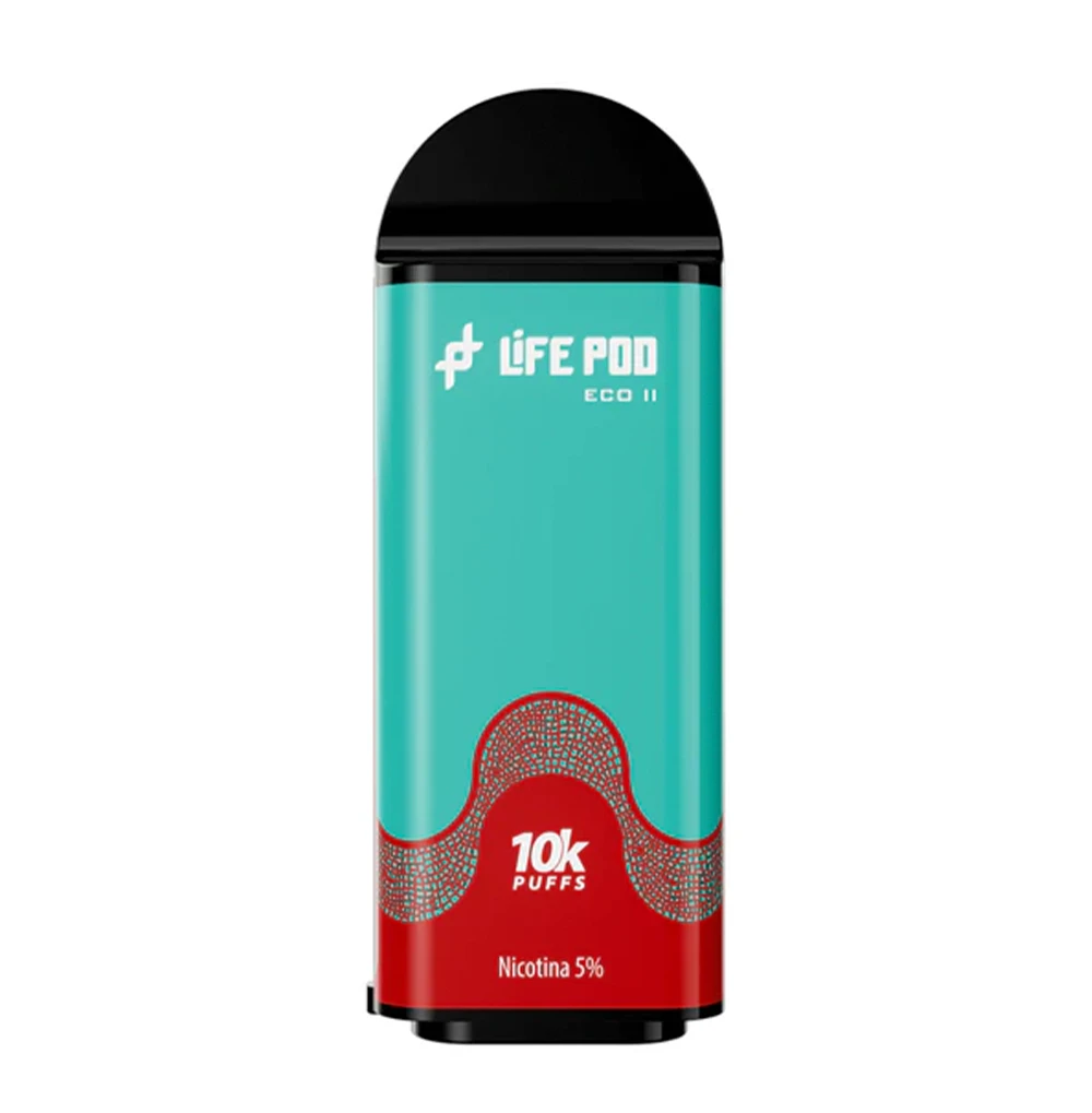 Mint Waterberry Life Pod Eco Ii 10000 Puffs Vaporizador Descartável
