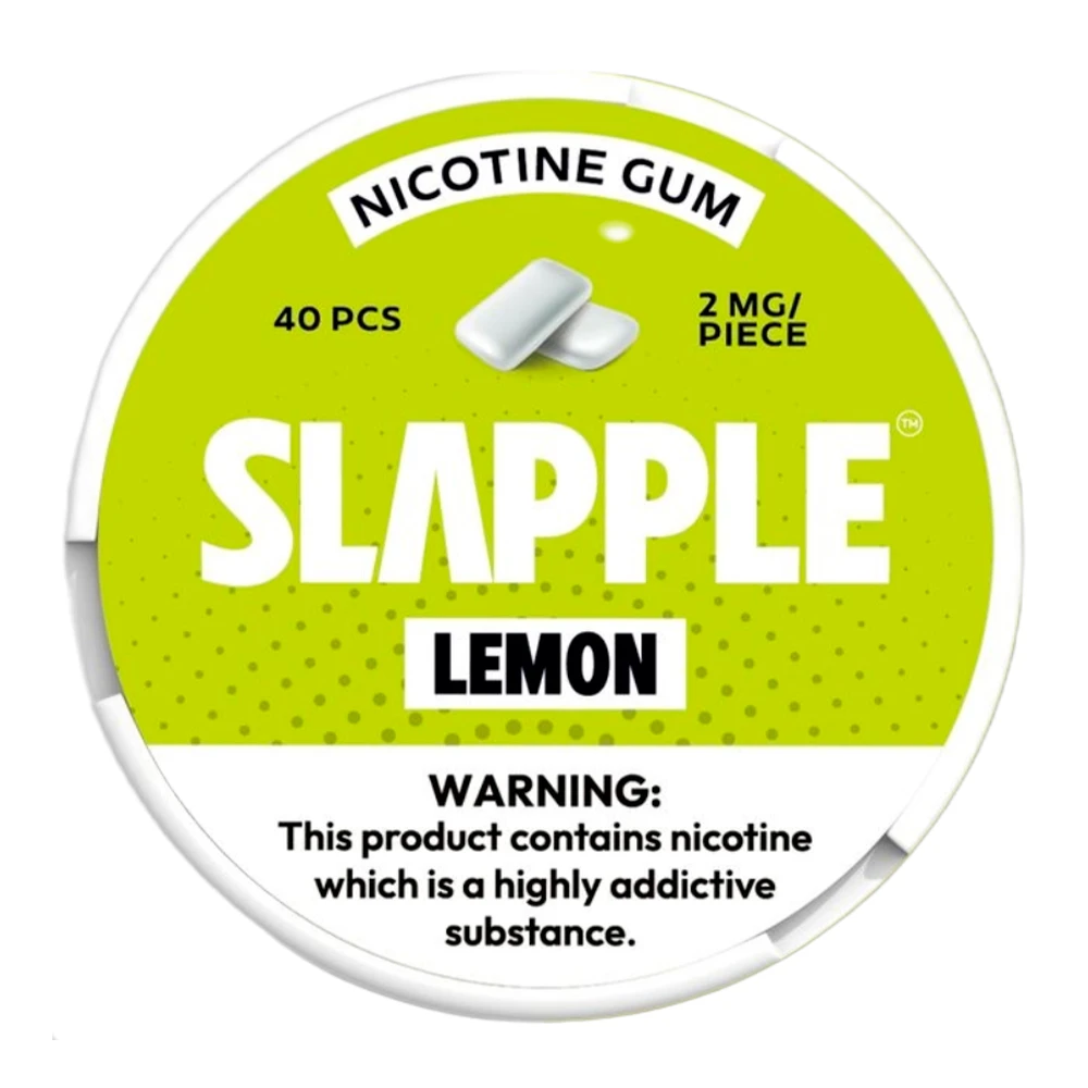 GOMA DE NICOTINA SLAPPLE LEMON - 2MG - 40PCS