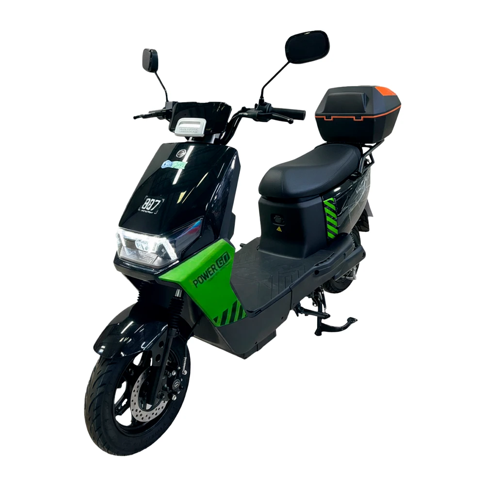 Moto Elétrica Smart Wheel SW 007 1000W 48V 24Ah Lítio Green no Paraguai