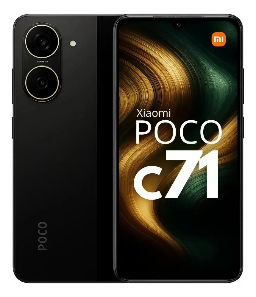 CELULAR XIAOMI POCO C71 3GB/64GB 6.8" BLACK GLOBAL BR