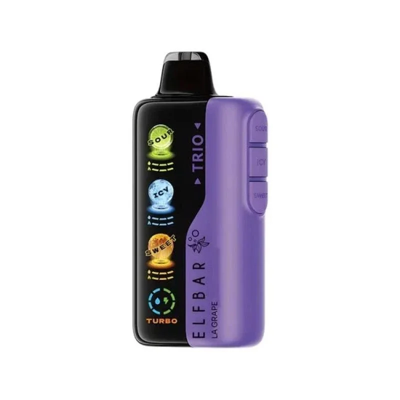 RASPBERRY WATERMELON ELFBAR TRIO 40000 PUFFS - POD DESCARTÁVEL