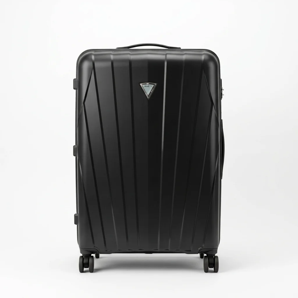 Mala de Viagem Rígida HB Lug Black Triângulo M Rodas 360° no Paraguai