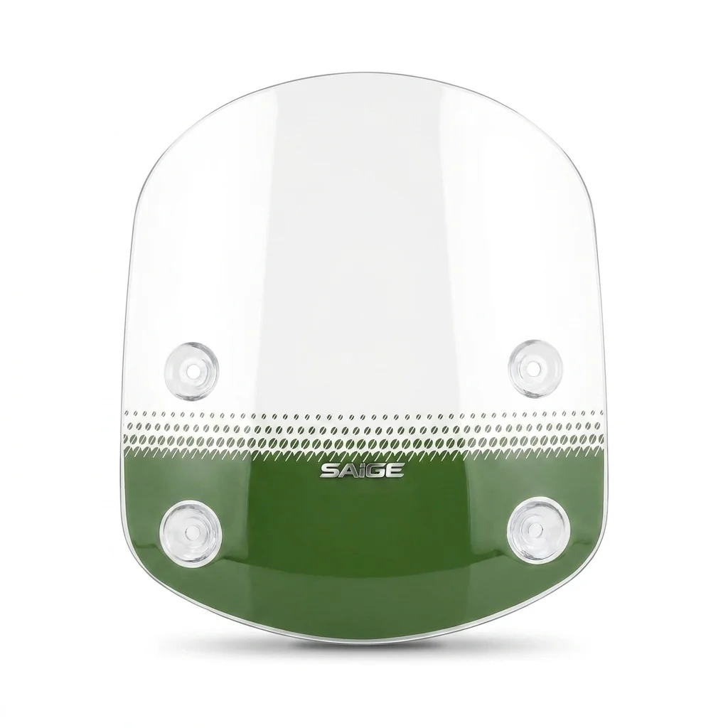 Viseira Defletora Smart Wheel Cappuccino Verde Pastel no Paraguai