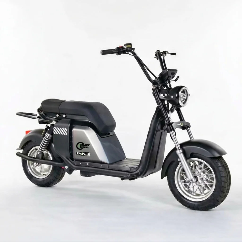 MOTO ELÉTRICA SMART WHEEL SW701 1000W 60V/20AH - PRETO