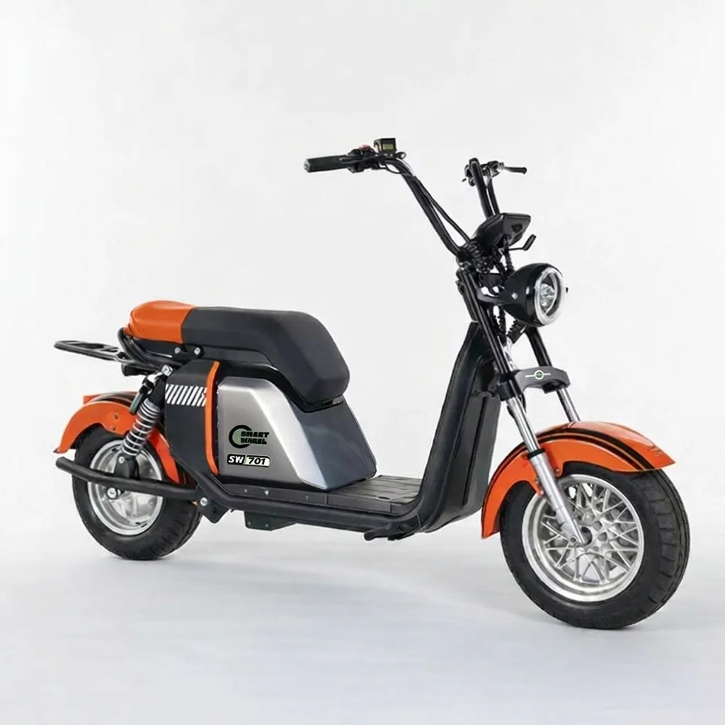 Moto Elétrica Smart Wheel SW701 1000W 60V/20AH Laranja no Paraguai