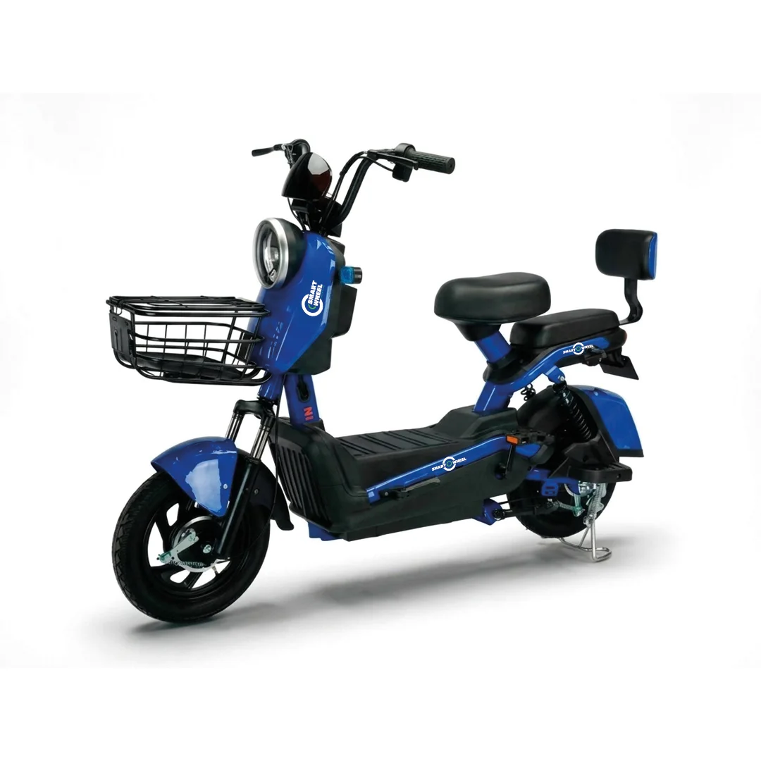 Moto Elétrica Smart Wheel SW 001 Azul 1000W 48V 20Ah Lítio no Paraguai