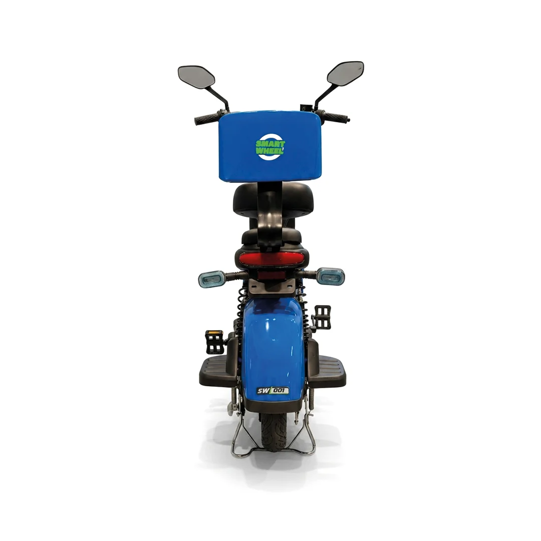 Moto Elétrica Smart Wheel SW 001 Azul 1000W 48V 20Ah Lítio no Paraguai