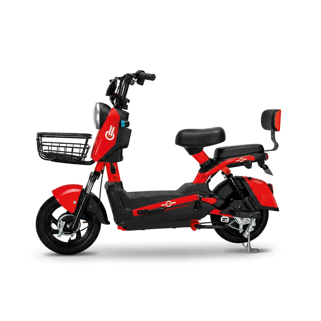 Moto Elétrica Smart Wheel SW 001 Vermelha 1000W 48V 20Ah no Paraguai