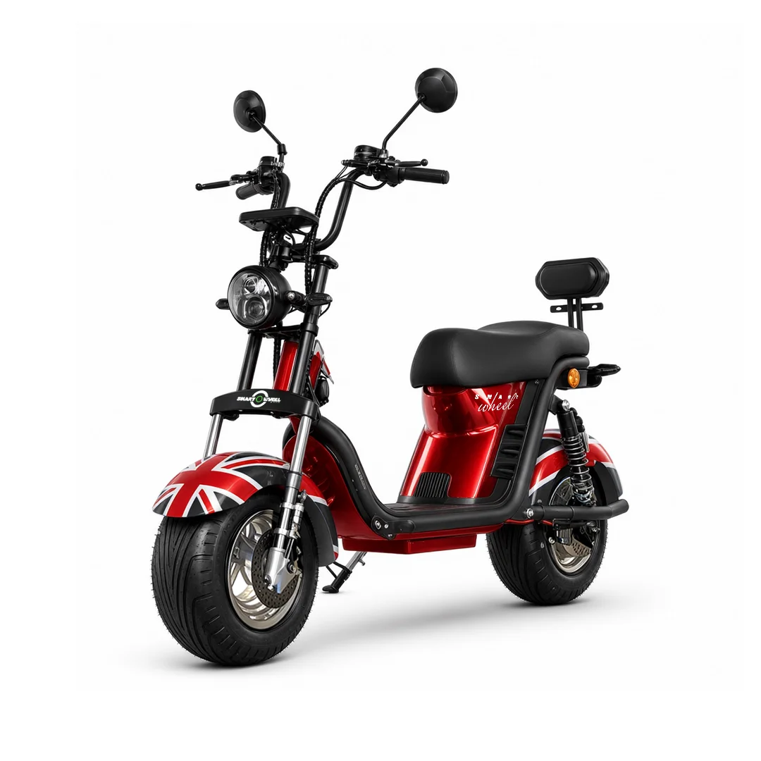 Smart Wheel X12 British Flag Moto Elétrica 1000W 60V 20Ah no Paraguai