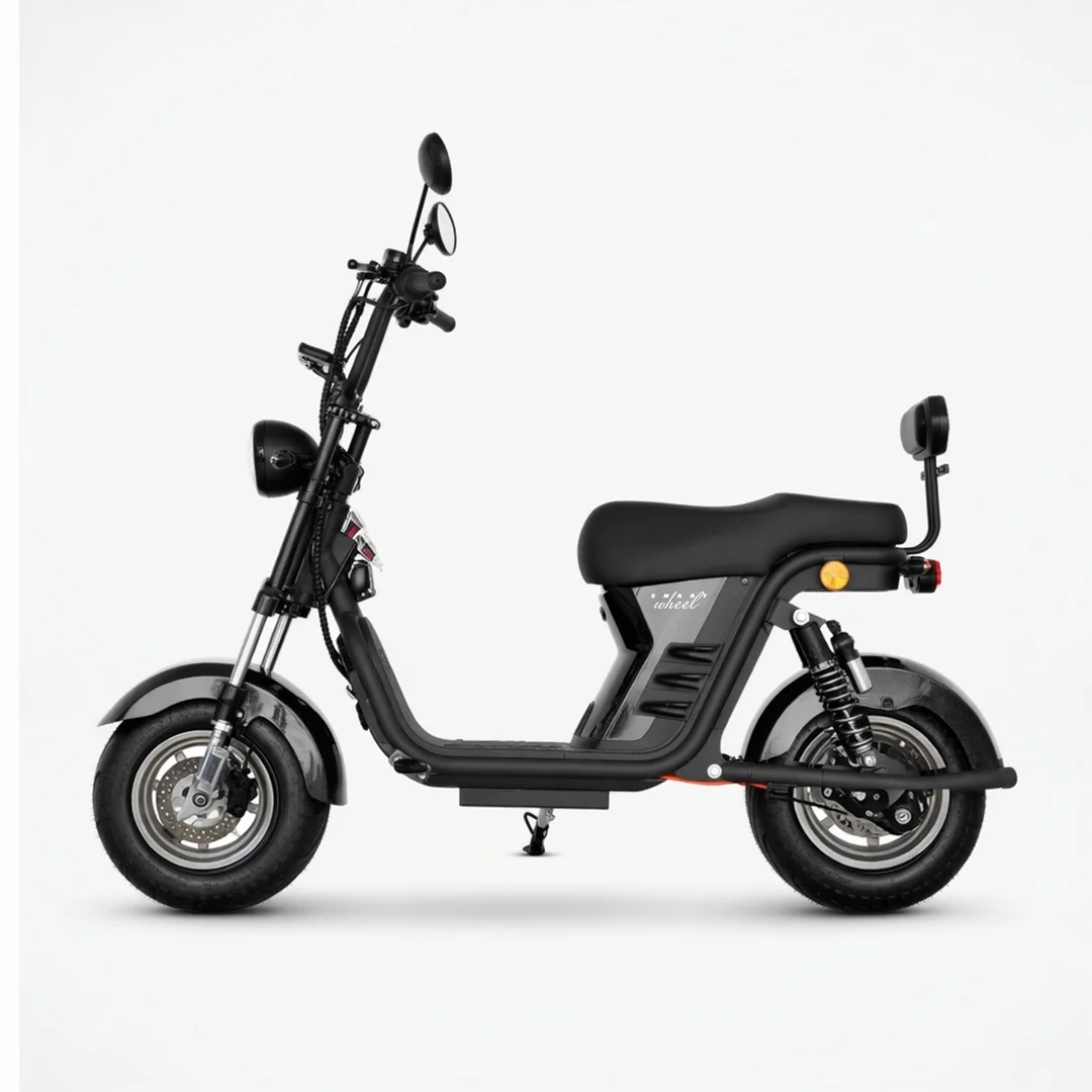 Smart Wheel X12 Preto Fosco - Scooter Elétrico 1000W 60V/20Ah no Paraguai