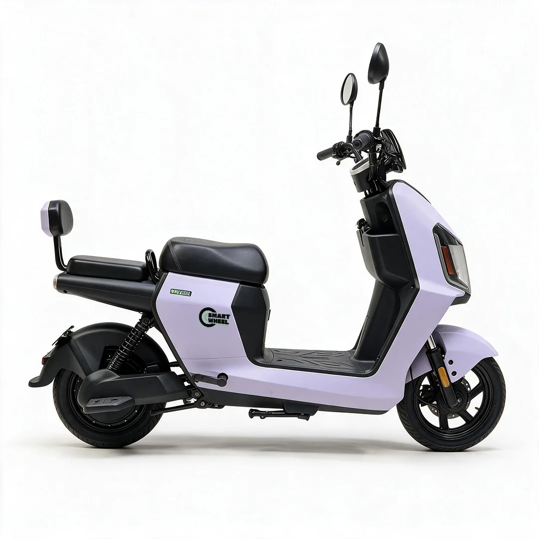 MOTO ELÉTRICA LATTE SMART WHEEL 48V 12AH 800W 32KM/H PURPLE (CHUMBO)