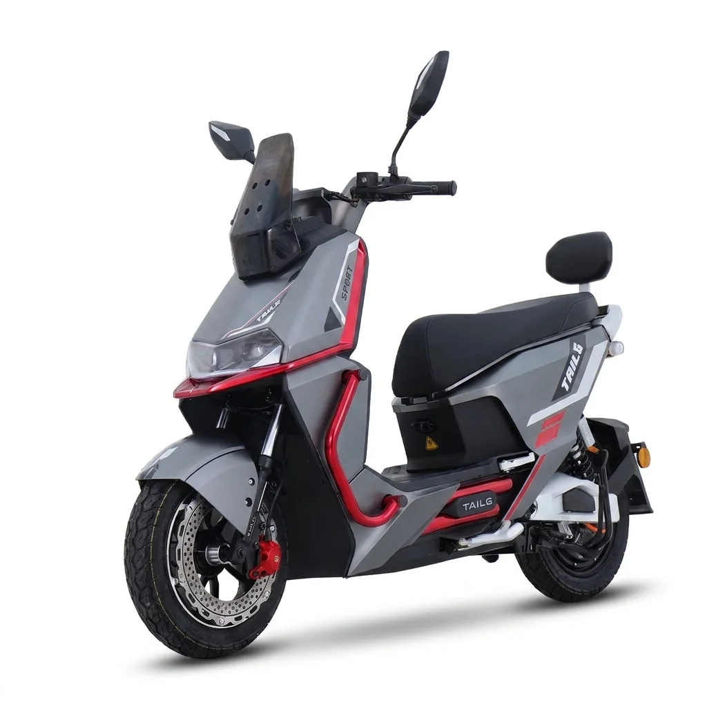 Moto Elétrica Tailg T73 1000W Gray/Red 72V35Ah no Paraguai