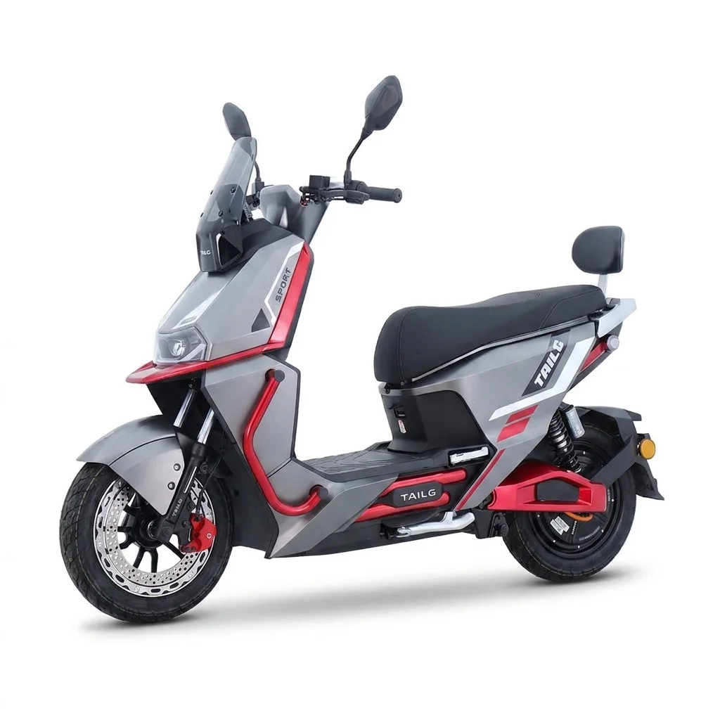 Moto Elétrica Tailg T73 1000W Gray/Red 72V35Ah no Paraguai