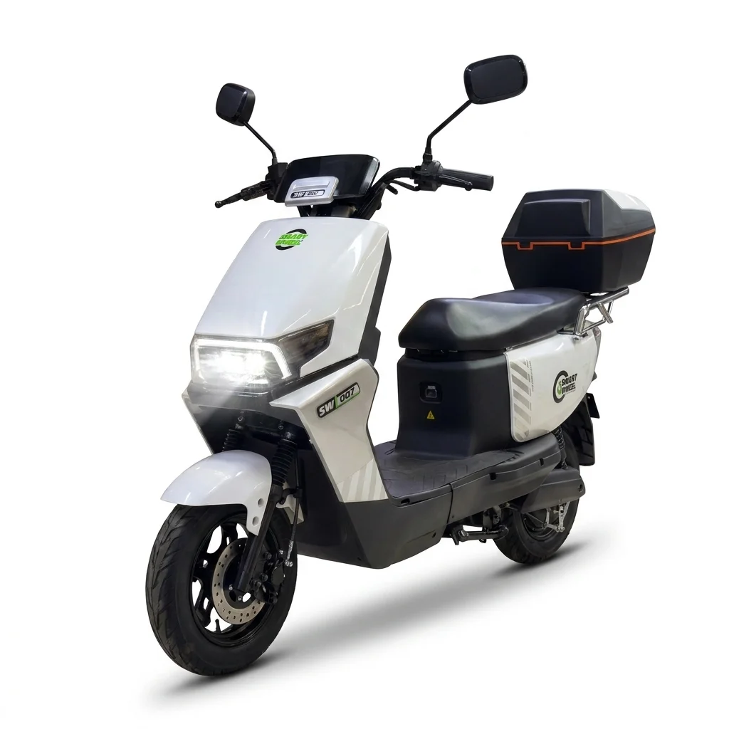 Moto Elétrica Smart Wheel 007 1000W 32km/h - Branca