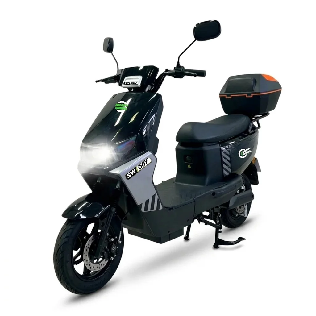 Moto Elétrica Smart Wheel SW-007 1000W 32km/h Cinza