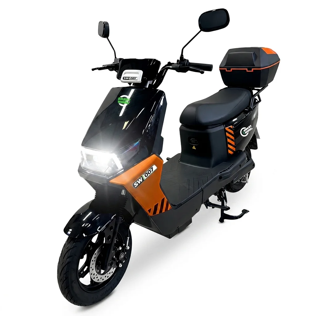 Moto Elétrica Smart Wheel SW-007 1000W 32km/h Laranja