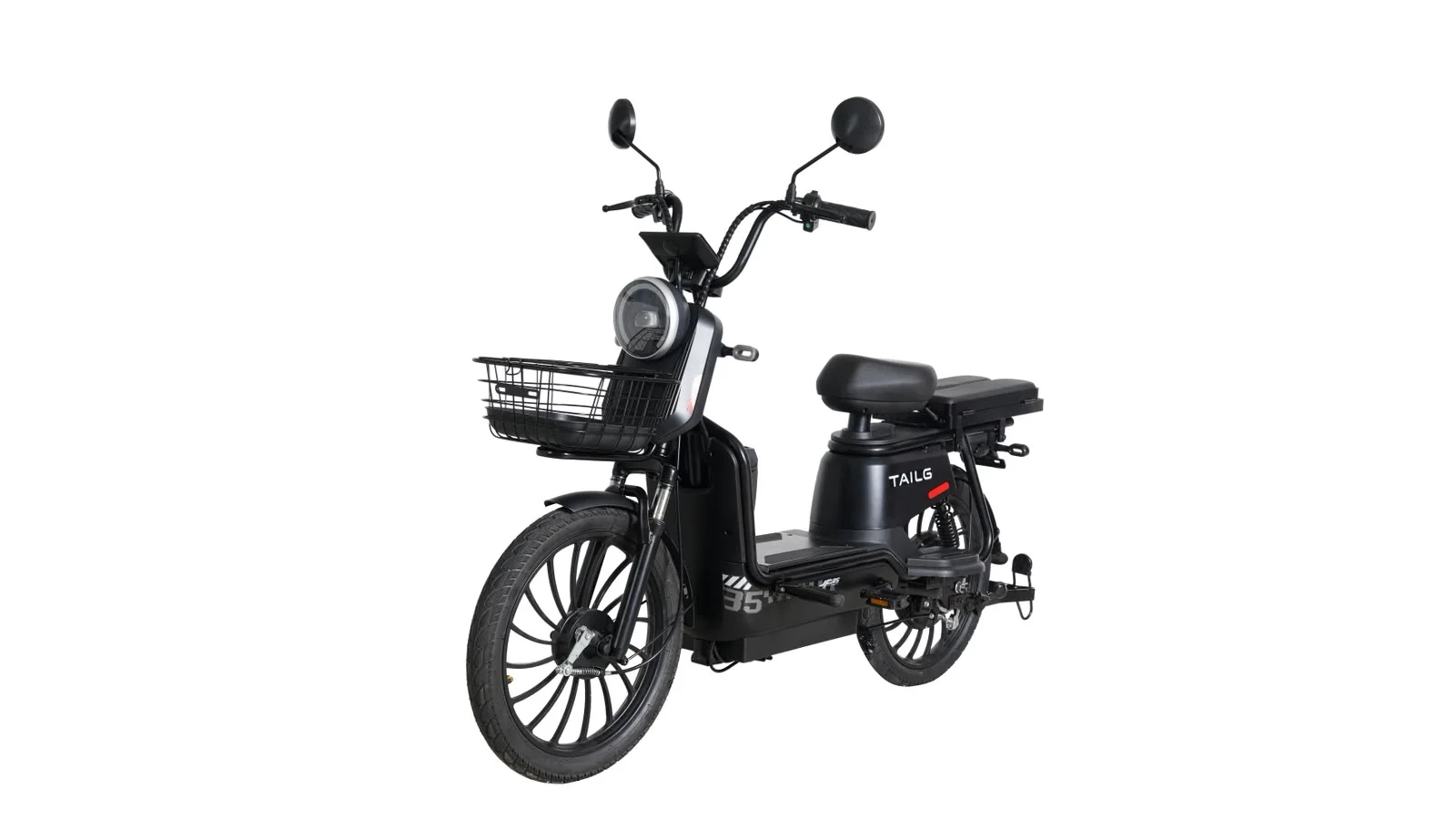 Moto Elétrica TAILG JF35Z 1000W 32km/h Chumbo-Ácido Preta no Paraguai