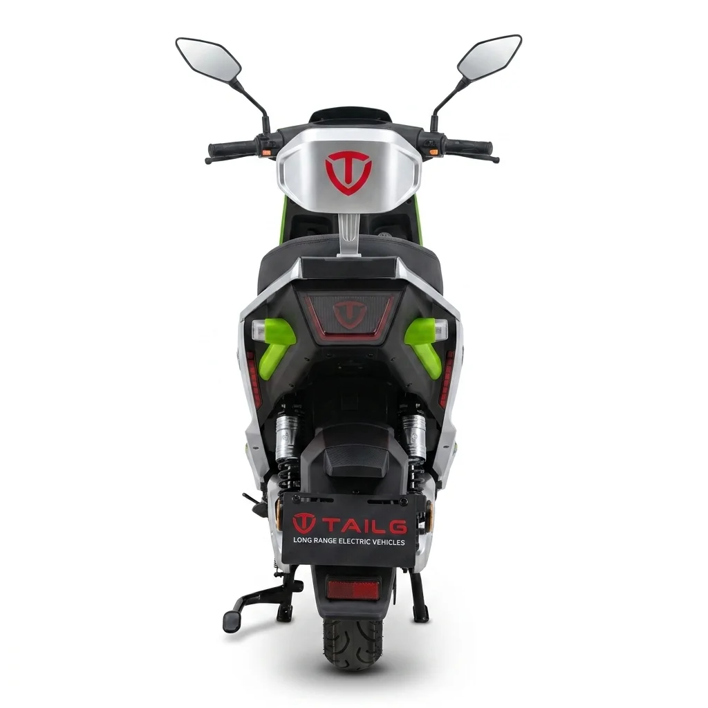 Moto Elétrica TAILG T73 32Km/h Cinza/Verde no Paraguai