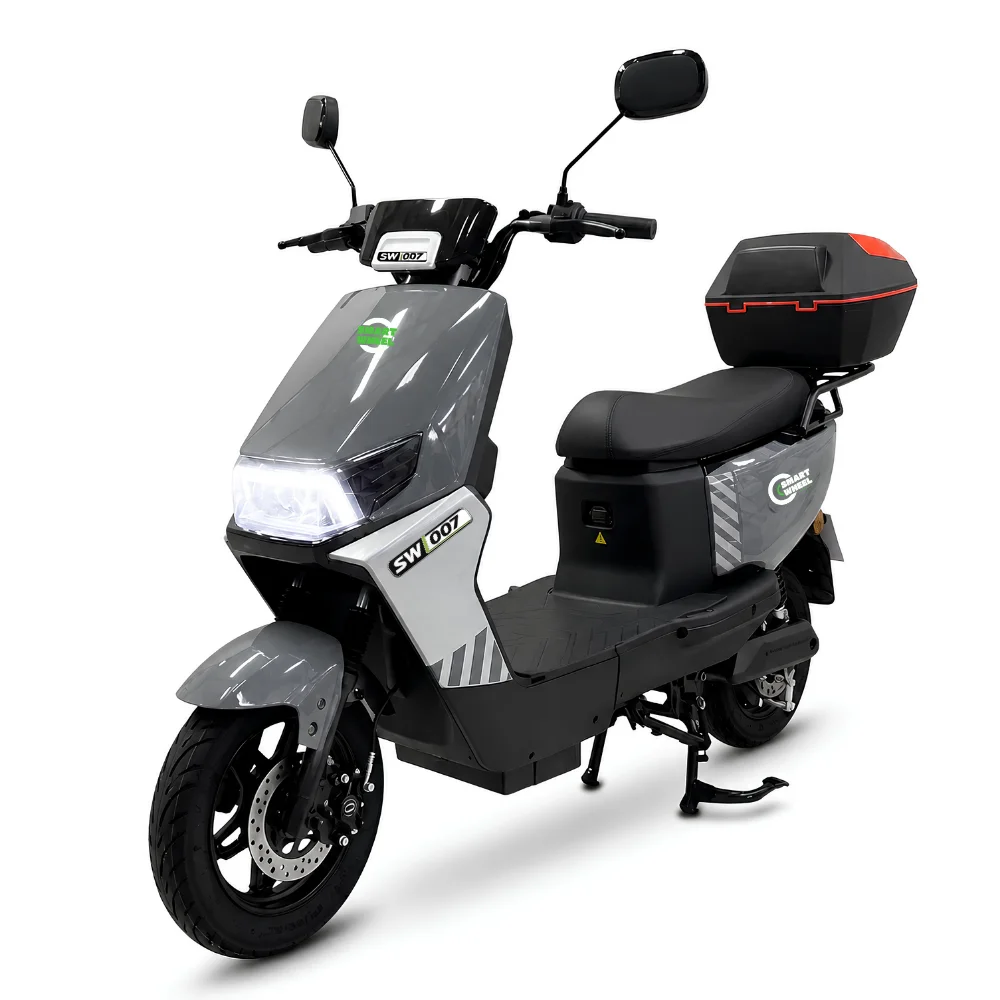 Moto Elétrica Smart Wheel SW-007 1000W 32km/h Cinza