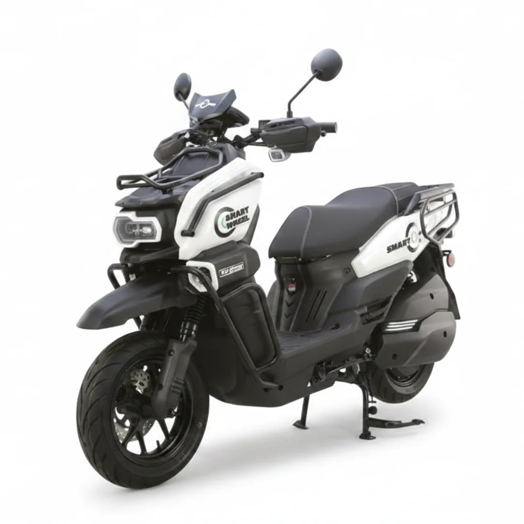 Moto Elétrica Smart Wheel SW Tank Pro 1000W 32km/h Branca no Paraguai