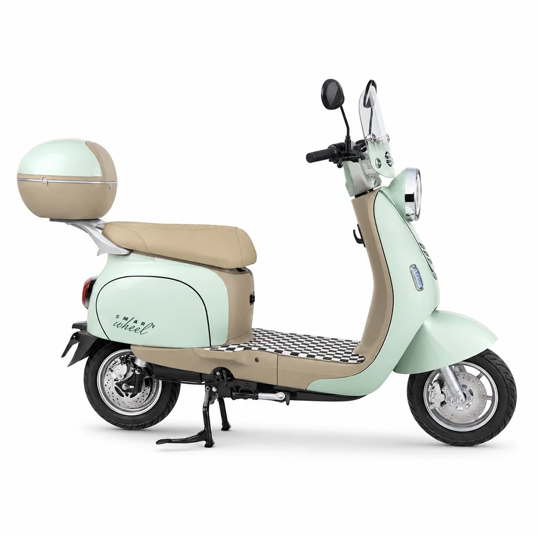 Moto Elétrica Smart Wheel Cappuccino Light Green 1000W 32km/h no Paraguai