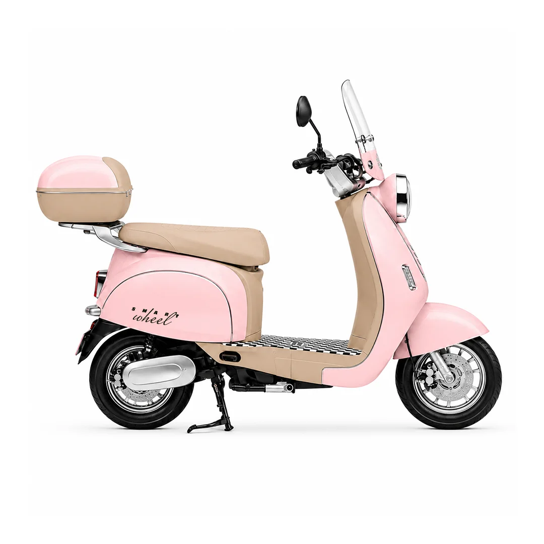Moto Elétrica Smart Wheel Cappuccino Pink 1000W 32km/h no Paraguai