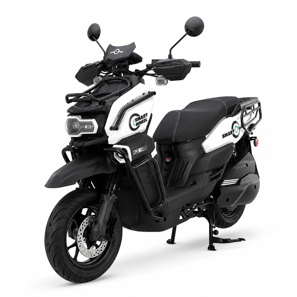 Moto Elétrica Smart Wheel SW Tank Pro 1000W 32km/h Branca no Paraguai
