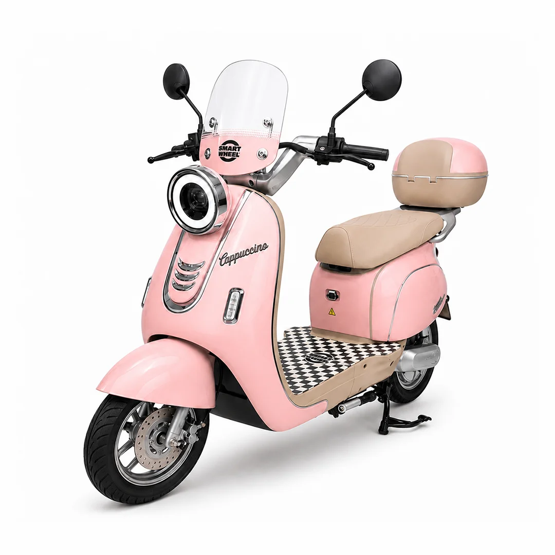 Moto Elétrica Smart Wheel Cappuccino Pink 1000W 32km/h no Paraguai