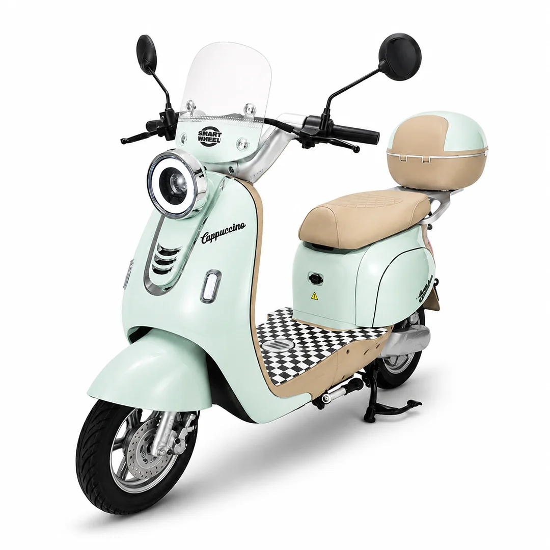 Moto Elétrica Smart Wheel Cappuccino Light Green 1000W 32km/h no Paraguai