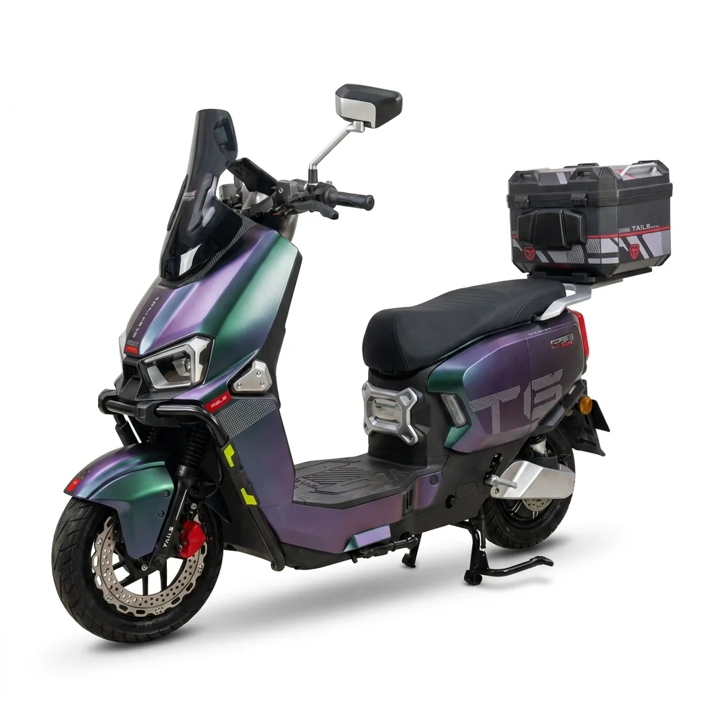 Moto Elétrica Tailg Storm 2.0 1000W 32km/h Verde no Paraguai