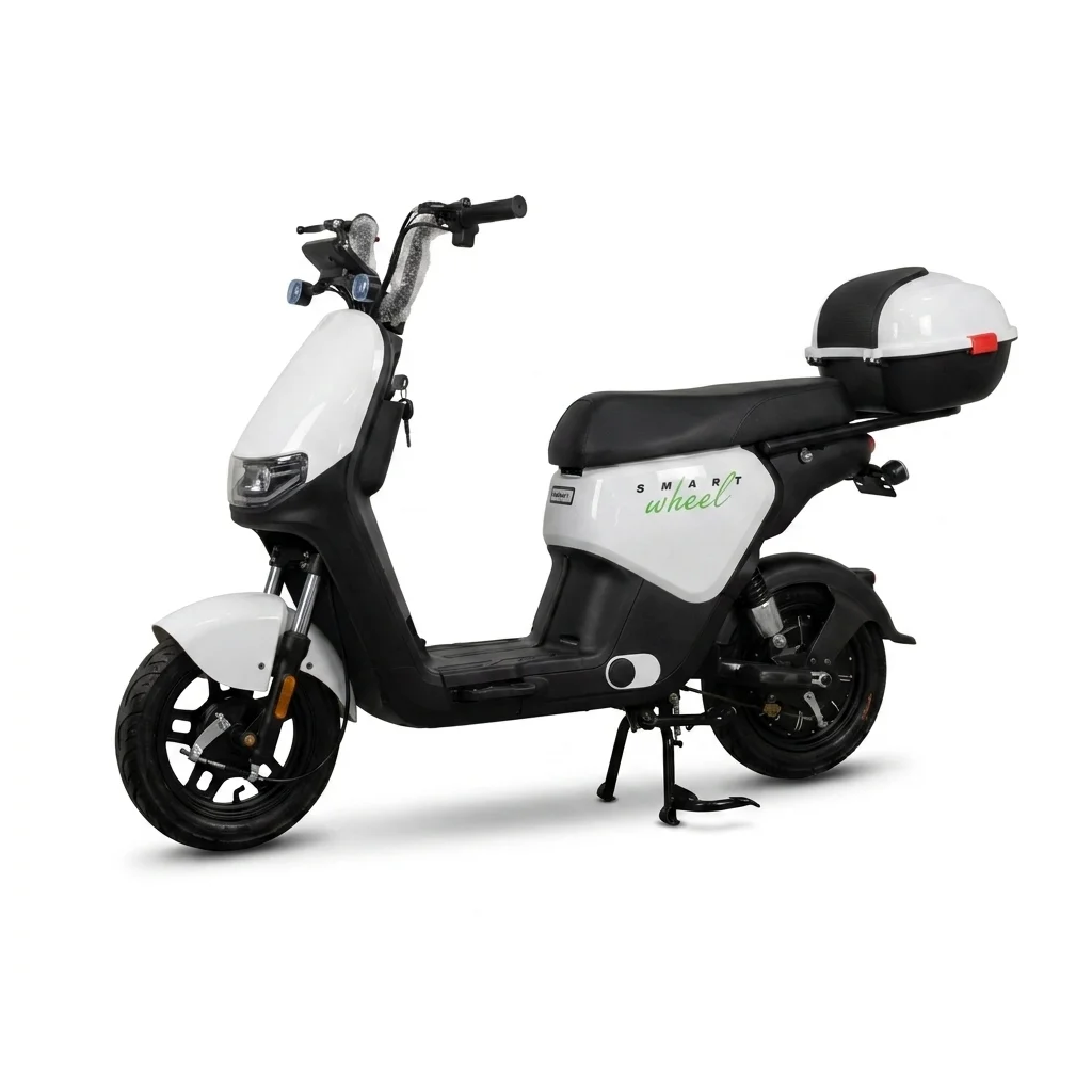 Moto Elétrica Smart Wheel SW 002 1000W 32km/h Branca no Paraguai