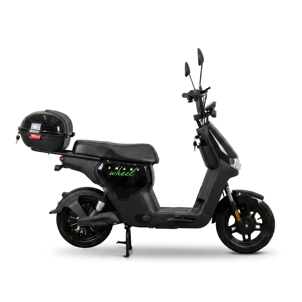 Moto Elétrica Smart Wheel SW 002 1000W 32km/h Preta no Paraguai