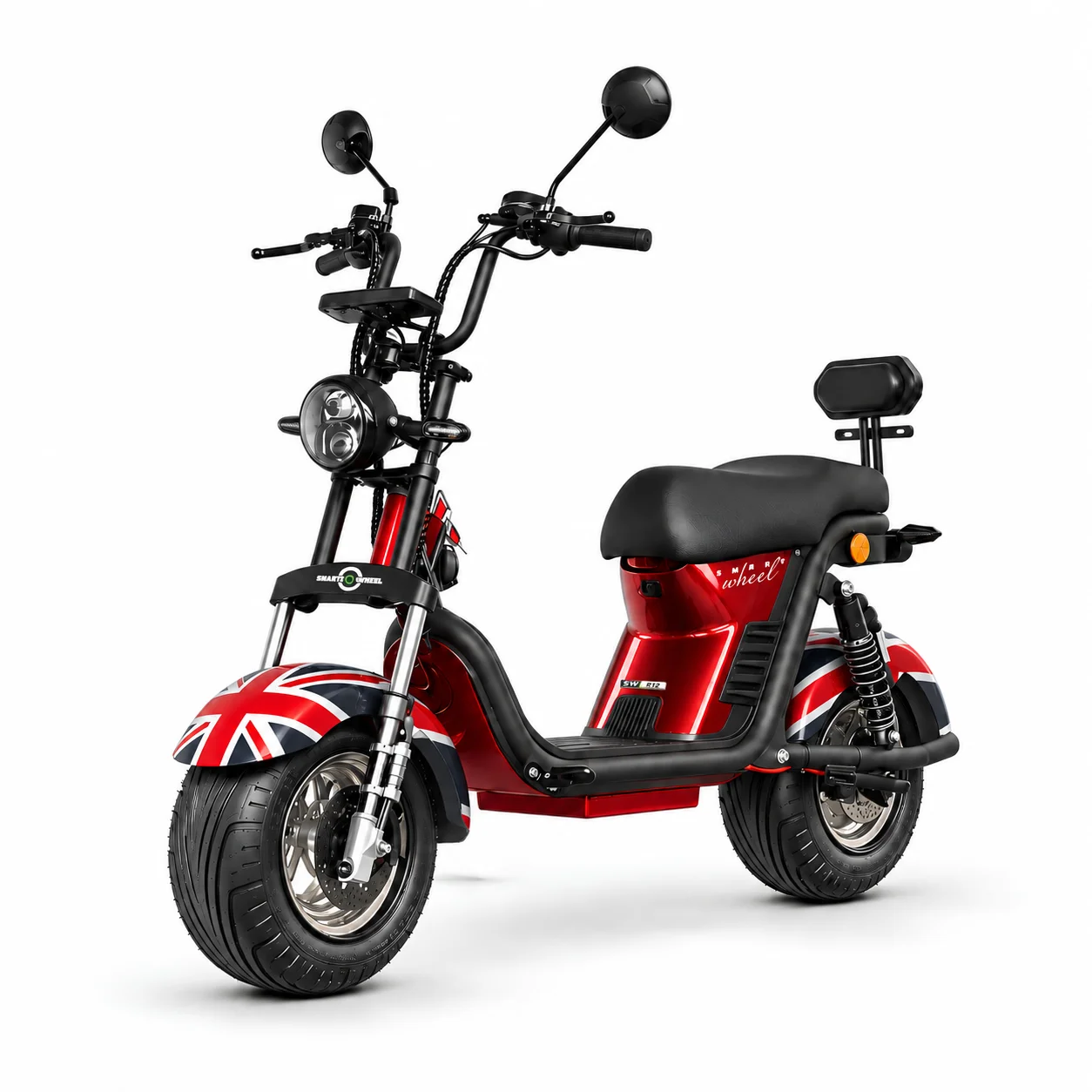 Smart Wheel X12 British Flag Moto Elétrica 1000W 32km/h no Paraguai