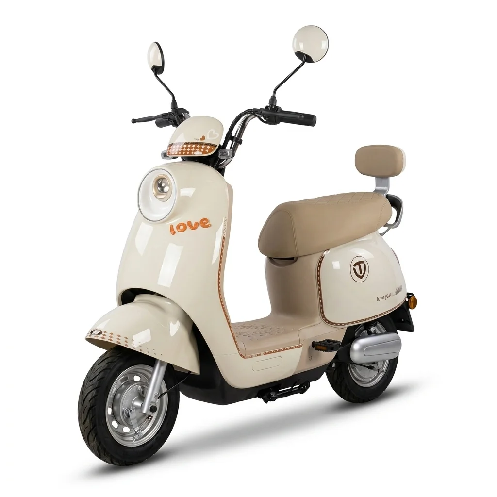 Moto Elétrica Tailg GR52 Love Caramelo 800W 48V 20Ah 32km/h no Paraguai