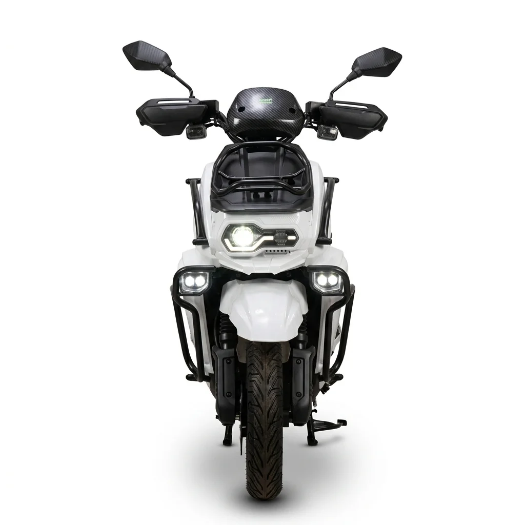 Moto Elétrica Smart Wheel SW Tank White 1000W 32km/h - Autonomia 60km no Paraguai