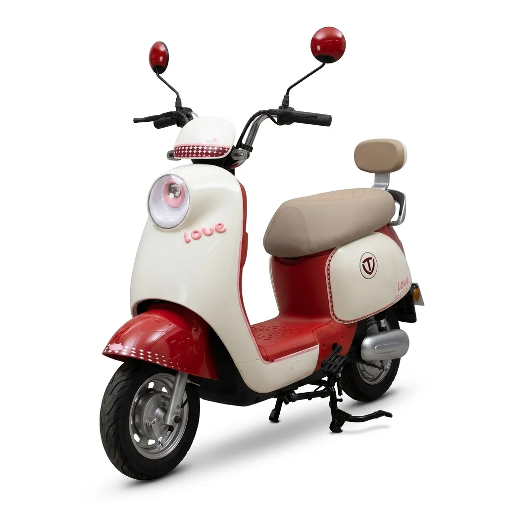 Moto Elétrica Tailg GR52 Love Red 800W 48V20AH 32km/h no Paraguai