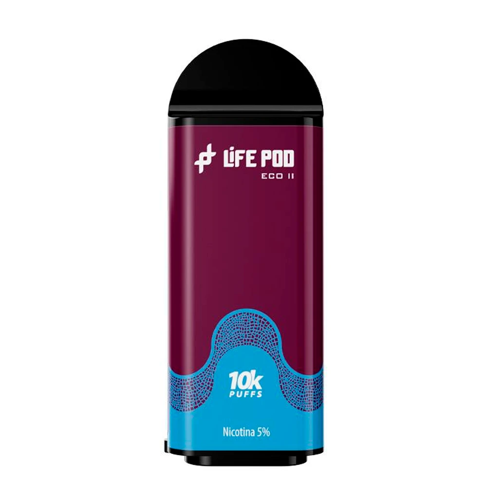 Blackberry Ice Life Pod Eco Ii 10000 Puffs Vaporizador Descartável