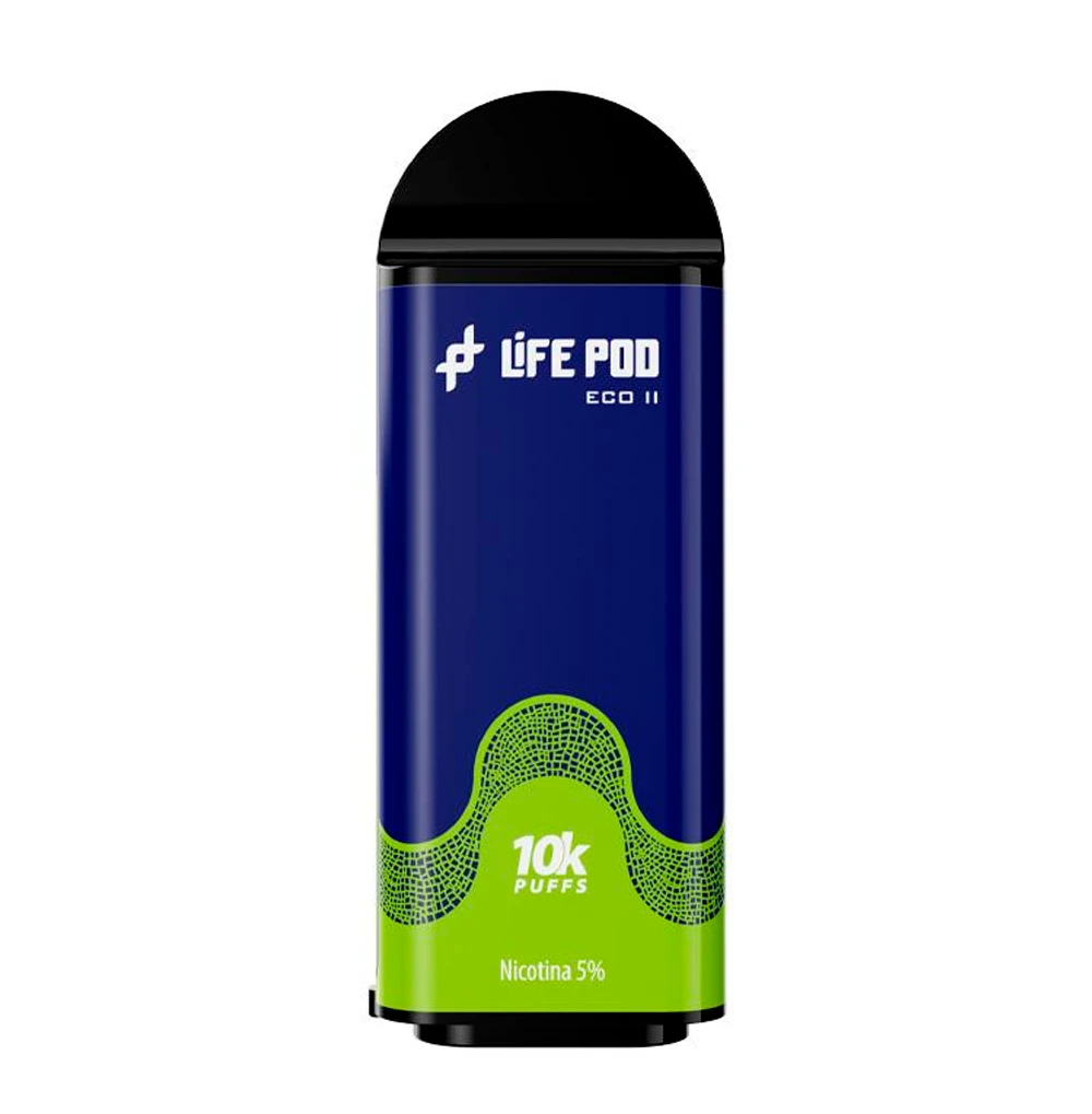 Blueberry Mint Life Pod Eco Ii 10000 Puffs Vaporizador Descartável