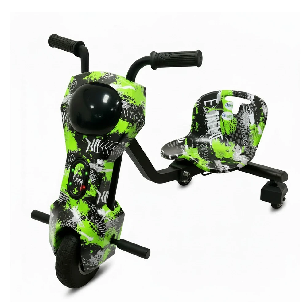 GRAFITE VERDE SMART WHEEL TRICICLO ELÉTRICO 8.5 COM BLUETOOTH E LUZES