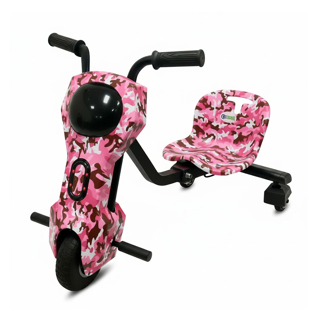 CAMO ROSA SMART WHEEL TRICICLO ELÉTRICO 8.5 SM02 COM BLUETOOTH E LUZES