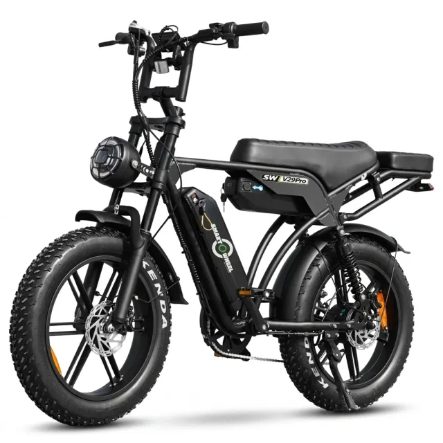 Smart Wheel Ebike V29 Pro 1000W, 2 Baterias, Preto - Bicicleta Elétrica no Paraguai