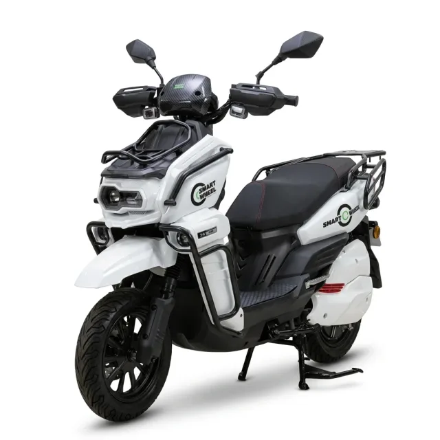 Moto Elétrica Smart Wheel SW Tank White 1000W 32km/h - Autonomia 60km no Paraguai